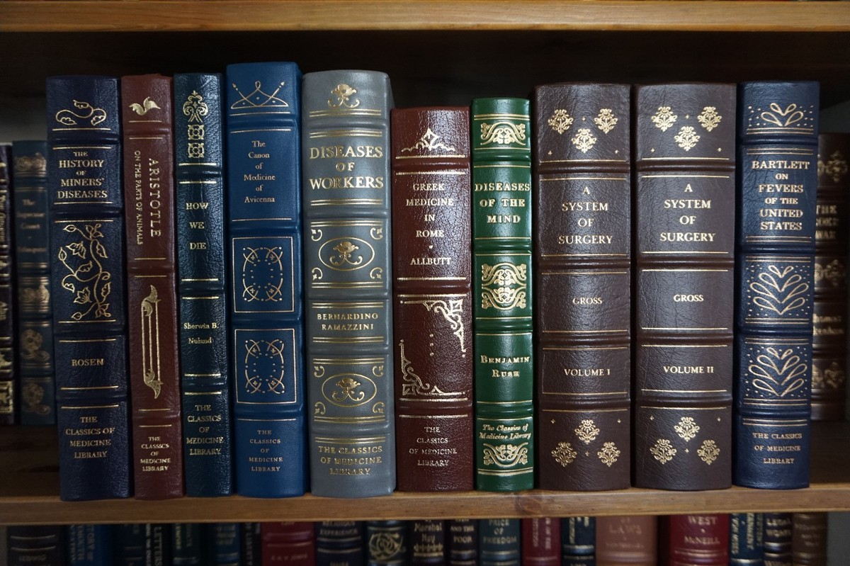 Gryphon Classics of Medicine Library Leather 45 volumes NEW