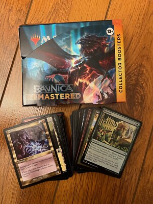 Ravnica Remastered Collector Booster Box bulk cards: C/U foils