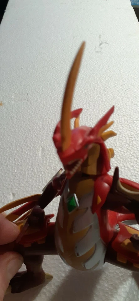 Figura de acción animé Bakugan Dragonoid Red Dragon 7 pulgadas Spin Master Sega 2009 Foto 3 de 4