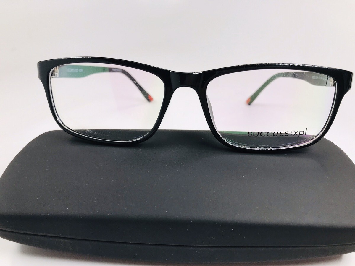 New Designer Inspired SUCCESS XPL Black ADEN Eyeglasses 54mm 