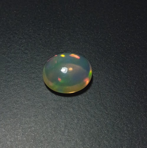 3.6 Ct Natural Transparent Red Green Yellow Flash Fire Welo Opal Oval Cabochon - Picture 10 of 24