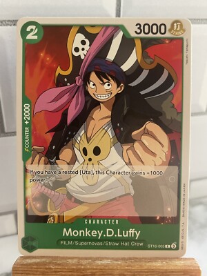 【ONE PIECE】UTAジャンバー Uta ST11-001 (Leader) Start Deck Side Uta ONE PIECE Card
