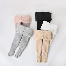 1pc Kids Girls Cotton Tights Thick Warm Pantyhose Baby Toddler Winter Wear