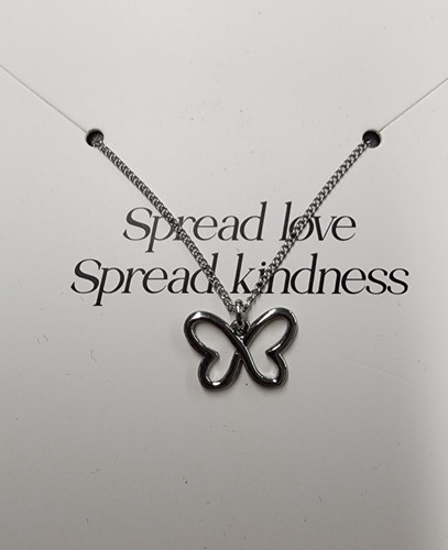 Butterfly Effect Infinite Butterfly Necklace 20+2"