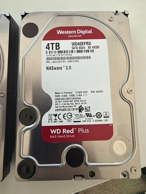 1 x WD Red Plus Festplatte 4TB - WD40EFRX 3,5'' NAS