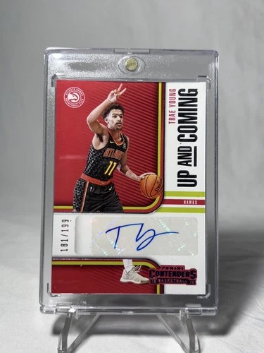 2018 Contenders Up and Coming Contenders 181/199 Trae Young Rookie Auto RC