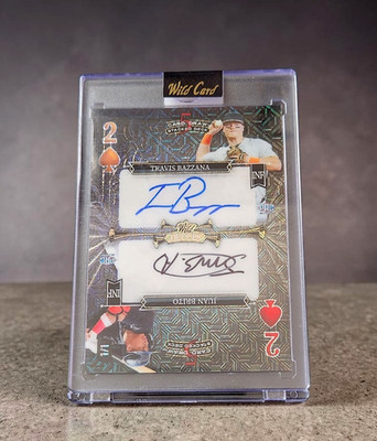 2024 Travis Bazzana and Juan Brito Dual Auto 1/1 Wild Card 5 Card Draw RC MINT