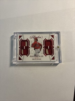 2023 Panini Flawless - Showcase Ruby #SHO-DJ Druw Jones 02 /20 (MEM, RC)