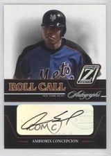 2005 Donruss Zenith Roll Call Auto Ambiorix Concepcion #RC-6 Auto 0c2