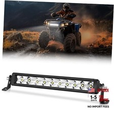 12 Inch Single Row LED Light Bar 70W Spot Flood Combo Off Road 12 inch white