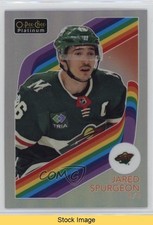 2023-24 O-Pee-Chee Platinum Retro Rainbow Jared Spurgeon #R-26 READ 1e7g
