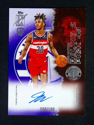 2025 Topps Signature Jamir Watkins Purple (RAW)