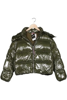Tommy Hilfiger Jacke Damen Anorak Jacket Kurzmantel Gr. M Daunen Grün #pd4ste3