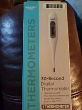 EQUATE 30 Second Digital Thermometer BRAND NEW Open Box