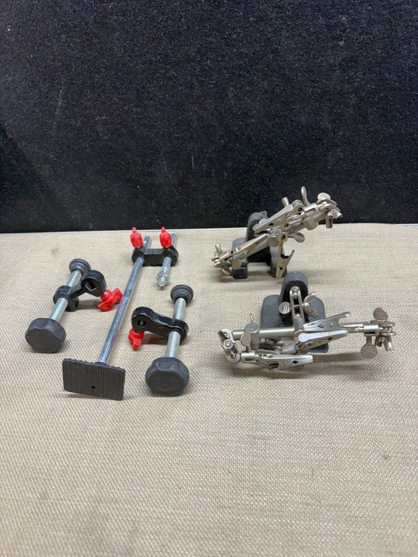 Mix lot articulating Bench Tool w/ alligator clips and more see pics