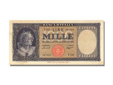 [#22303] Banknote, Italy, 1000 Lire, 1947, 1947-08-14, AU