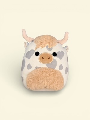 Squishmallows 9 inch Borsa the Spotted Highland Cow