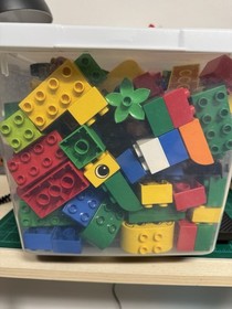 LEGO DUPLO Bulk Mixed Lot Vehicles Parts Pieces Bricks Figures 8.5lbs