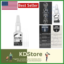 Ultra-Strong Black Rubber Glue for Tire  Craft Repairs
