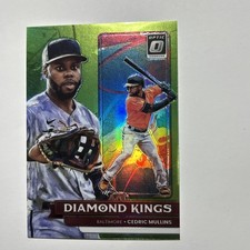 2022 Panini Donruss Optic - Diamond Kings Cedric Mullins #5 Lime Green Prizm