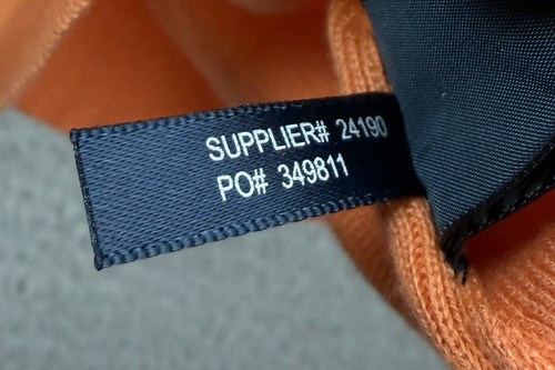 Polo Ralph Lauren Pima Cotton Vest Men's L Melon Orange w/Green Pony Preppy Golf - Imagen 8 de 9