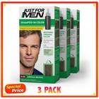 Just for Men H-35 MEDIUM BROWN Hair color Shampoo In ( 3 pack )