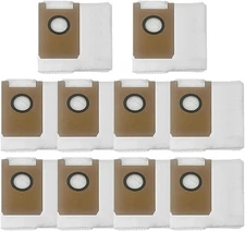 4 10 Pcs Dust Bags Replacement For Robot Vacuum Cleaner For Loorow AT800 Model