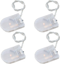  Pack of 4 Cr2032 Battery Holder Coin Cell Holder with Switch, 1 X 3V CR2032 But