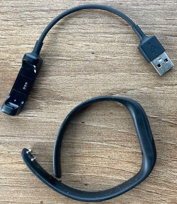 Fitbit Flex 2 Activity Tracker Black FB403BK w/ Charging Cable - Tested