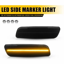 2X Front LED Side Bumper Signal Marker Light For 1998-05 GS300 Lexus GS400 IS300