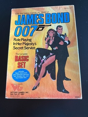 Vintage 1983 James Bond 007  In Her Majesty's Secret Service  Role Playing Game