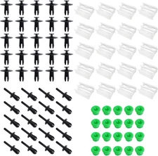 20 Sets Side Skirts Clips Trim Strips Compatible with BMW 3er E32/E36/ E46/