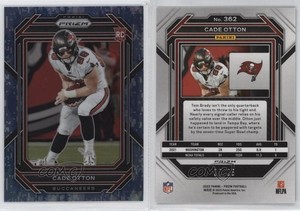 2022 Panini Prizm Rookies Navy Camo Prizm /25 Cade Otton #362 Rookie RC