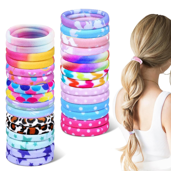 Sularpek 30 StüCk Haargummis MäDchen Bunte, Haargummis Damen, Haargummi Mehrfarb-image