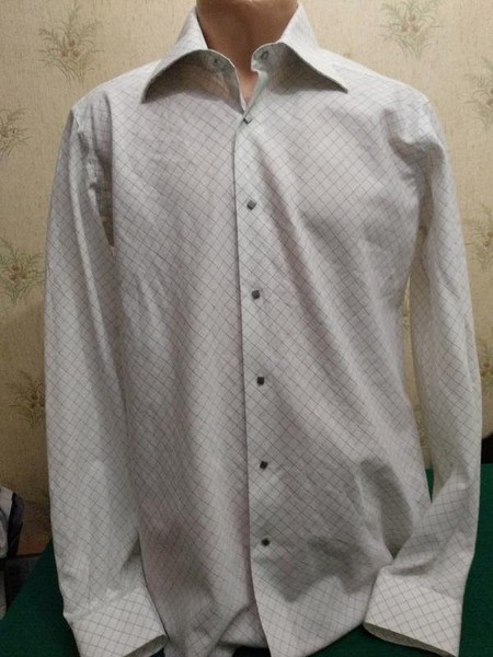 Men Karl Lagerfeld Shirt White Polyester 42 / XL /