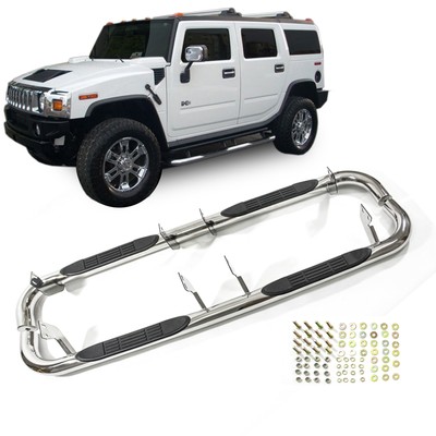 Trittbretter Schwellerrohre Für Hummer H2 2003 - 2008 ø 76mm