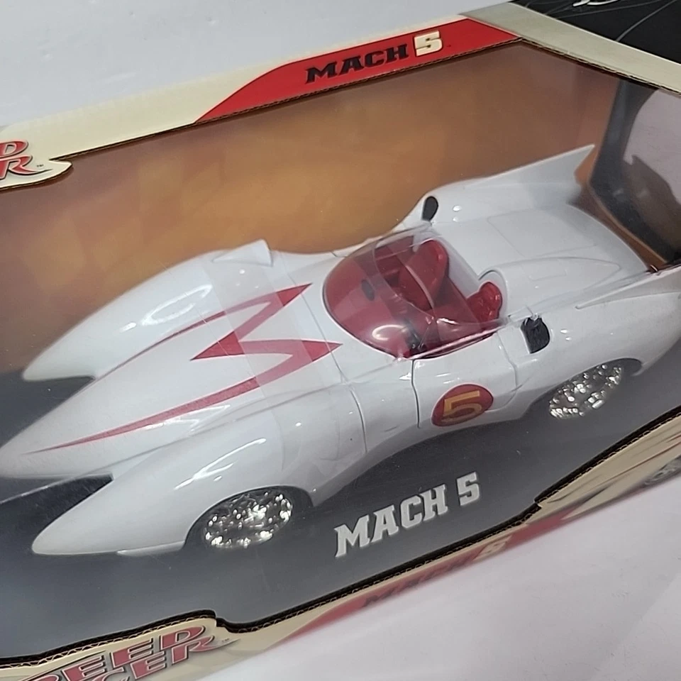 2008 Jada Style Speed Racer MISB 1:18 Scale Mach 5 Diecast Metal Racecar - Image 2 of 4