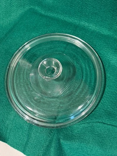 Pyrex Clear Glass Replacement Lid Only G1C  G-1-C Knob Top