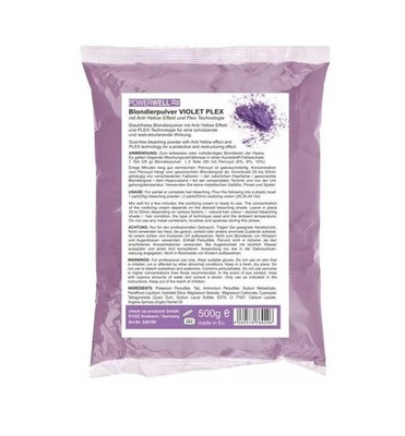 Powerwell Blondierpulver Violet Plex 500 g