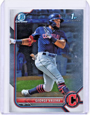 George Valera 2022 1st Bowman Chrome Prospects #BCP-22