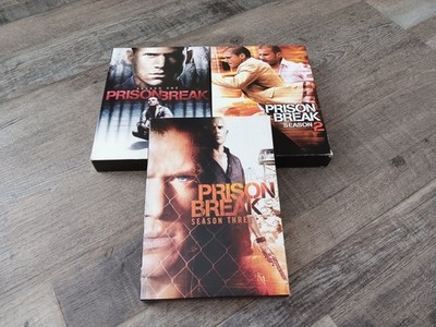 Prison Break Complete Seasons 1,2 & 3 DVD Lot Of 3 TV Show Boxsets Dominic 