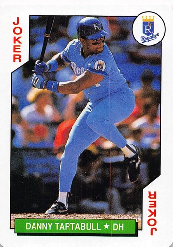 Danny Tartabull 1991 U.S. Playing Card Co. Kansas City Royals Baseball Card - Picture 1 of 2