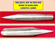 VINTAGE MELANYL DIP IN PEN NIB 42mm LONG
