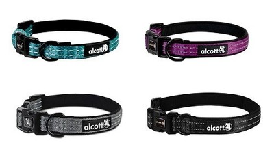 Alcott Adventure Collar w Reflective Stitching & Neoprene Padding. New.