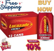 Lucozade Energy Original 12x330ml- UK Fast & Free,Delivery 🚚