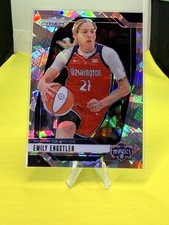 2024 Panini Prizm WNBA Ice Prizms #67 Emily Engstler Washington Mystics