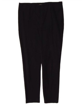 Neuwertige Damen-Freizeithose Samt Skinny UK 16 Large W34 L28 dunkelblau BF16