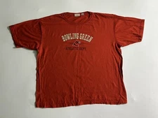 Old Time Sports Bowling Green Shirt Men’s Size 2X Orange Short Sleeve Vintage