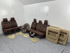 2012 F350 Super Duty King Ranch Seats Center Console Door Trim Panels 956635