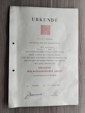 NRD Akt Operacyjny Karl Liebknecht Weberei Pößneck 1. członek kolekcji 1964